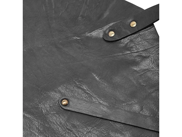 Served with style leren schort, zwart - afbeelding 4 van  5