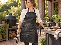 Served with style leren schort, zwart - afbeelding 5 van  5