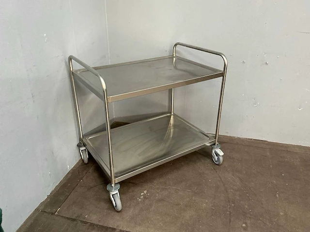 Serveerwagen 100x65x96 cm - afbeelding 3 van  7
