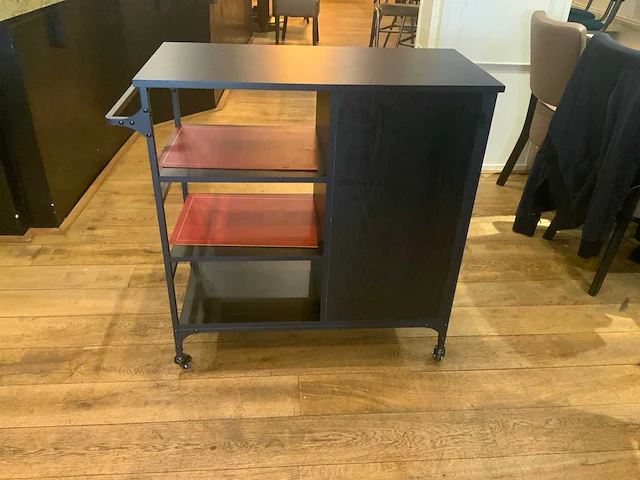 Serveerwagen 80x39x85 cm - afbeelding 1 van  5