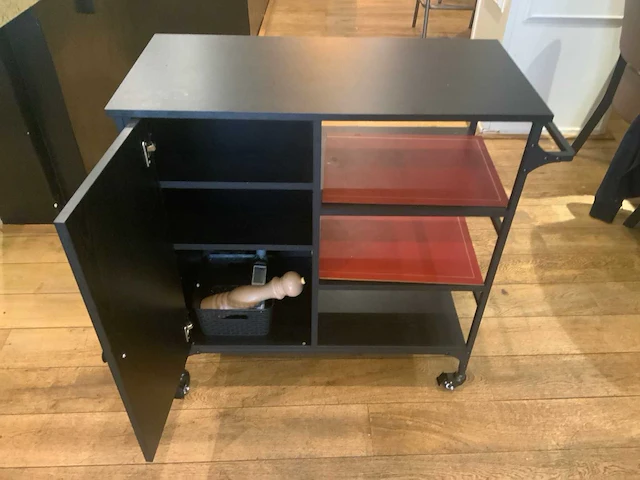 Serveerwagen 80x39x85 cm - afbeelding 5 van  5