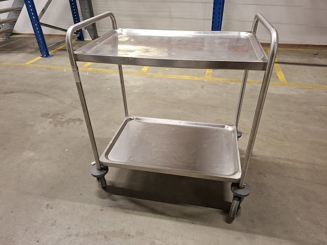 Serveerwagen blanco, rvs - afbeelding 3 van  3