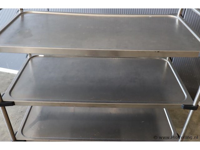 Serveerwagen, rvs - afbeelding 5 van  7