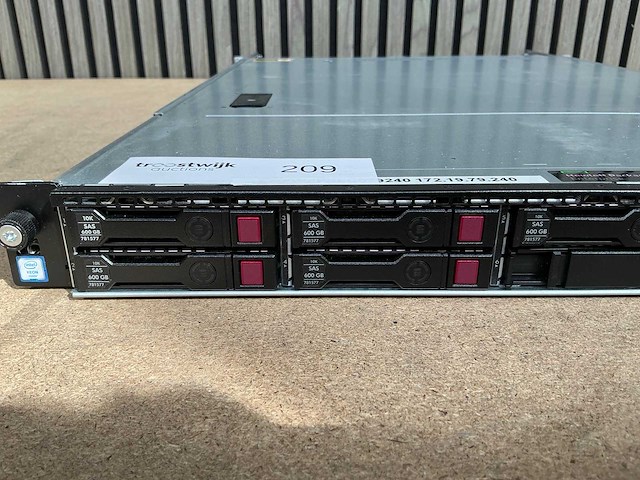 Server - hp - proliant dl160 gen9 - afbeelding 2 van  8