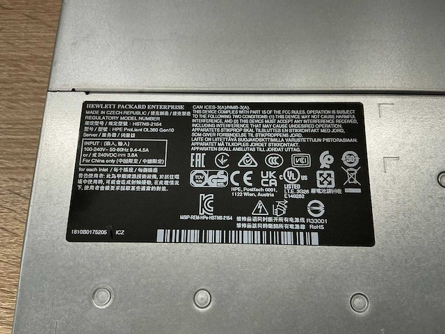 Server - hpe - proliant dl360 gen10 - afbeelding 6 van  6