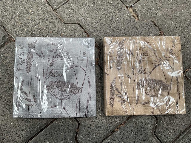 Servetten 33x33 - 3 ply - 20 pack (108x) - afbeelding 1 van  5