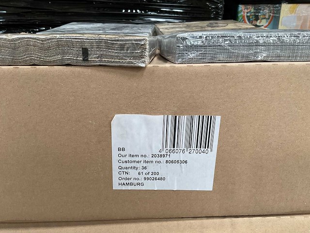 Servetten 33x33 - 3 ply 20 pack (144x) - afbeelding 4 van  5