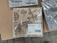 Servetten 33x33cm - 20 pack - 3 ply (216x) - afbeelding 5 van  5