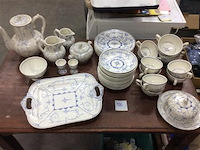 Servies blauw boch - afbeelding 1 van  6