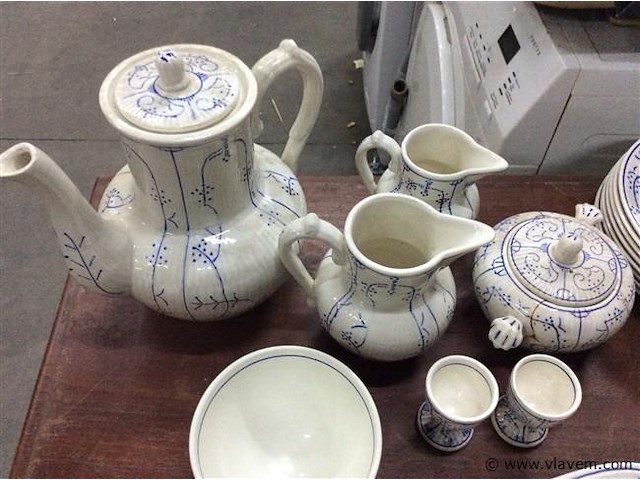 Servies blauw boch - afbeelding 2 van  6