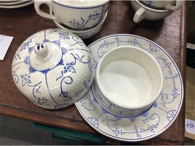 Servies blauw boch - afbeelding 6 van  6