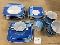 Servies ( blauw ) - afbeelding 1 van  2