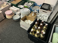 Servies, glaswerk en bestek zeer grote partij - afbeelding 11 van  38