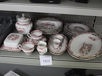Servies weiden bavaria 25 delig w.o. botervloot, theepot, bordjes en schalen. margeproduct - afbeelding 1 van  2
