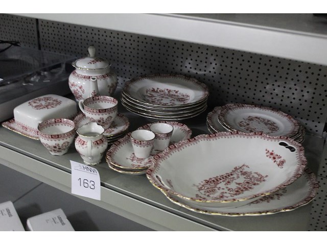 Servies weiden bavaria 25 delig w.o. botervloot, theepot, bordjes en schalen. margeproduct - afbeelding 2 van  2