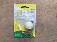 Serviprof deurbuffer rubber wit (200x) - afbeelding 1 van  2