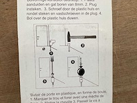 Serviprof deurbuffer rubber wit (200x) - afbeelding 2 van  2