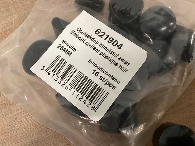 Serviprof opsteekdop 25 mm, zwart (6700x) - afbeelding 2 van  2