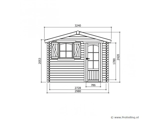 Servoz tuinhuis - afbeelding 2 van  3