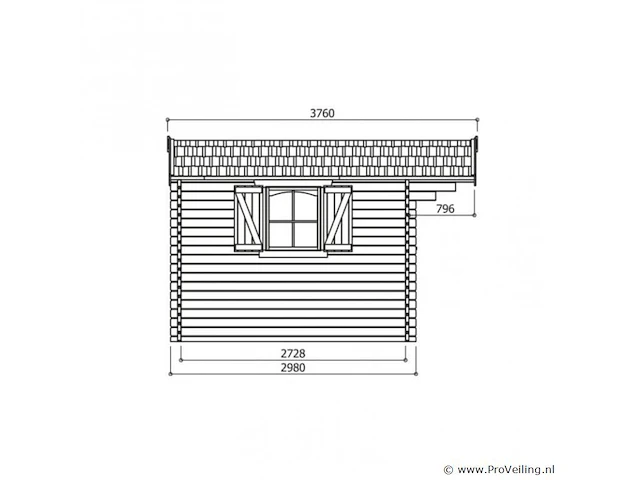 Servoz tuinhuis - afbeelding 3 van  3