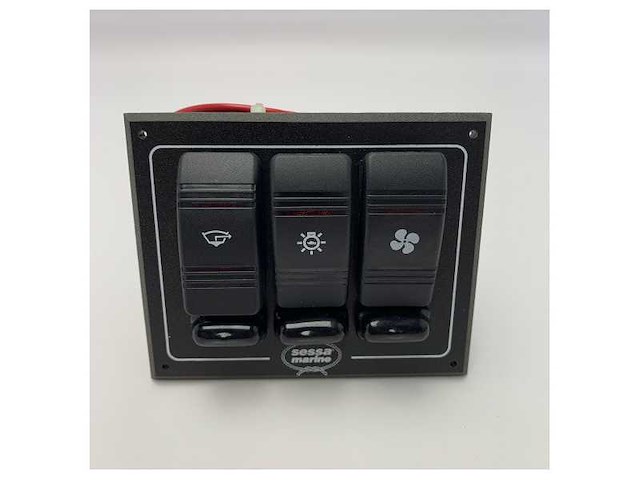 Sessa marine 3 - functie elektrisch 12v schakelpaneel - 051305 - afbeelding 2 van  3