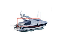 Sessa marine c42 cockpit cover blue - 048088b - afbeelding 6 van  8