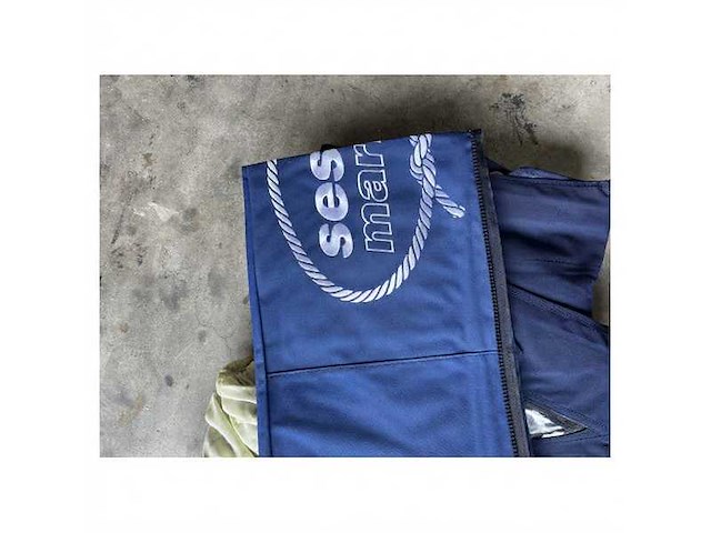 Sessa marine c42 original canvas cockpit cover blue - 048088 - afbeelding 4 van  6