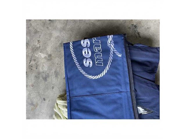 Sessa marine c42 original canvas cockpit cover blue - 048088 - afbeelding 3 van  3