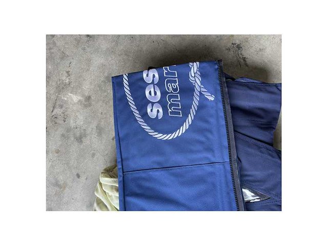 Sessa marine c42 original canvas cockpit cover blue - 048088 - afbeelding 4 van  6