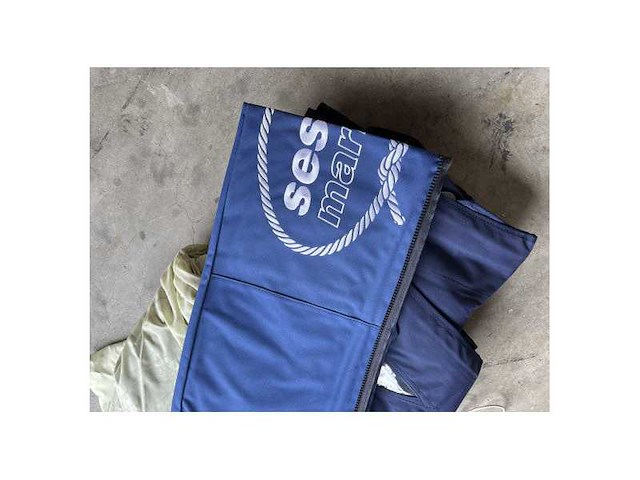 Sessa marine c42 original canvas cockpit cover blue - 048088 - afbeelding 6 van  6