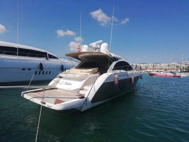 Sessa marine c48 aft sun cover canvas beige - 048089g - afbeelding 1 van  4
