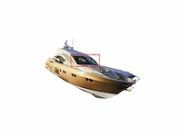 Sessa marine c68 front glass cockpit window - 050478