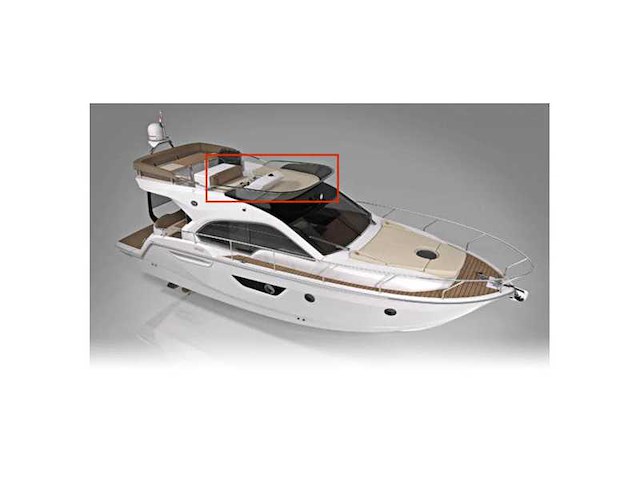 Sessa marine fly 40 flybridge pilot cover beige - 048115 - afbeelding 2 van  6