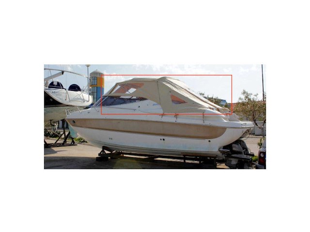 Sessa marine iscamorada s32 beige canvas cockpit cover - 049545 - afbeelding 1 van  3