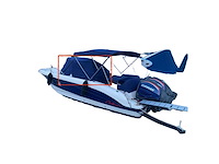 Sessa marine key largo 30 steering console cover blue - 048036p3 - afbeelding 1 van  6