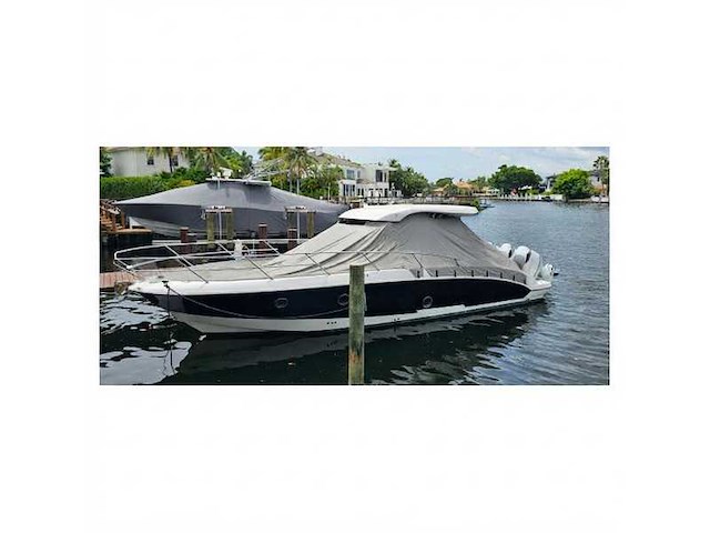 Sessa marine key largo 36 beige canvas cockpit cover - 049551w - afbeelding 1 van  5