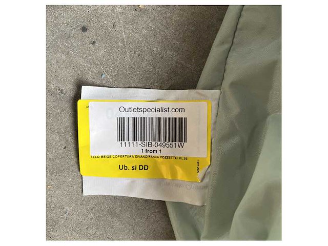 Sessa marine key largo 36 beige canvas cockpit cover - 049551w - afbeelding 5 van  6