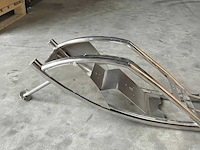 Sessa marine key largo 36 stainless steel light | radar bracket - 050239p - afbeelding 3 van  4