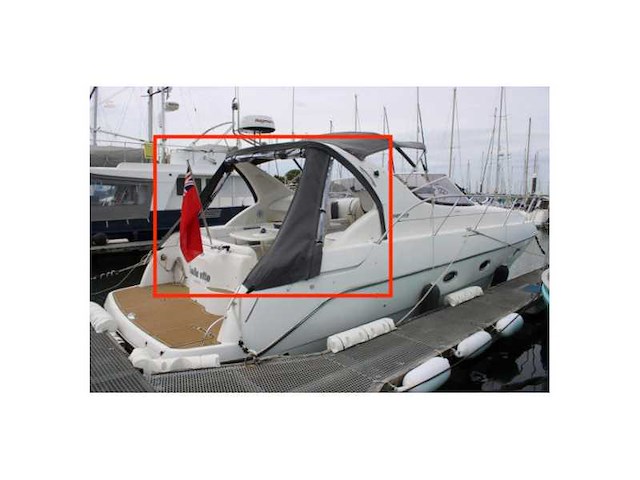 Sessa marine oyster 40 grey cockpit | aft cover original - 048087a - afbeelding 2 van  6