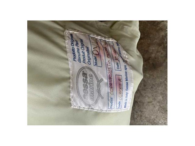 Sessa marine oyster 40 grey cockpit | aft cover original - 048087a - afbeelding 4 van  6