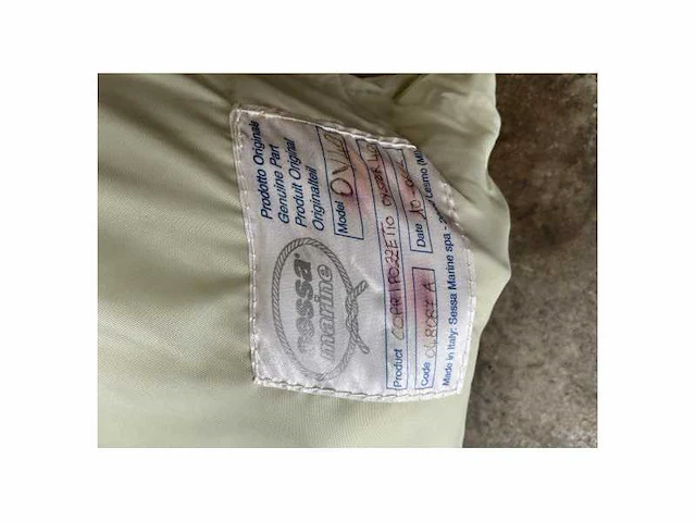 Sessa marine oyster 40 grey cockpit | aft cover original - 048087a - afbeelding 4 van  6