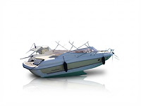 Sessa marine s32 original bimini canvas blue - 049544e - afbeelding 1 van  6