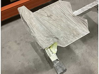 Sessa stainless steel fixed table support - 050332r - afbeelding 3 van  3