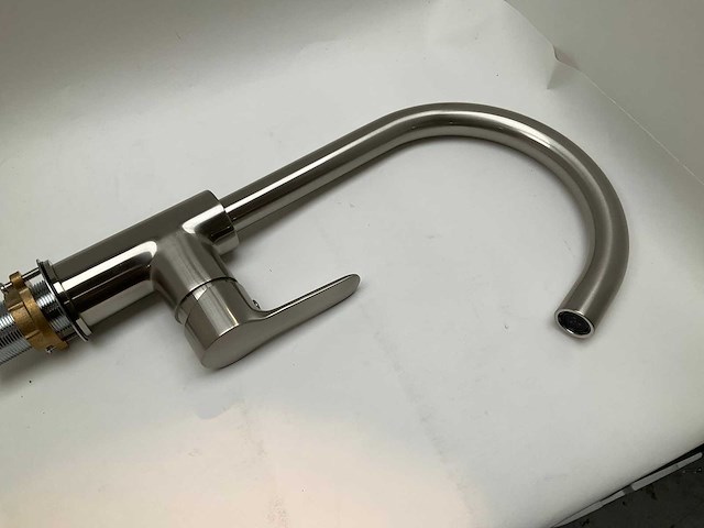 Sesto brushed nickel keukenmengkraan - afbeelding 2 van  8