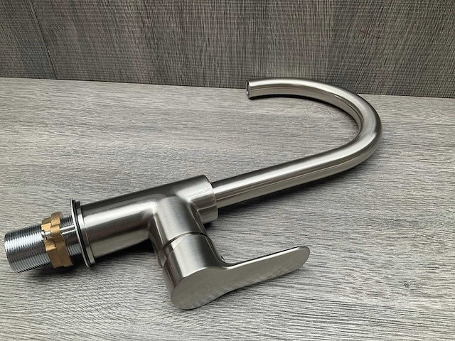 Sesto keukenmengkraan brushed nickel - afbeelding 2 van  7