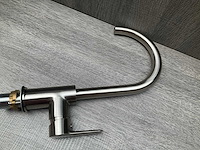 Sesto keukenmengkraan brushed nickel - afbeelding 7 van  7