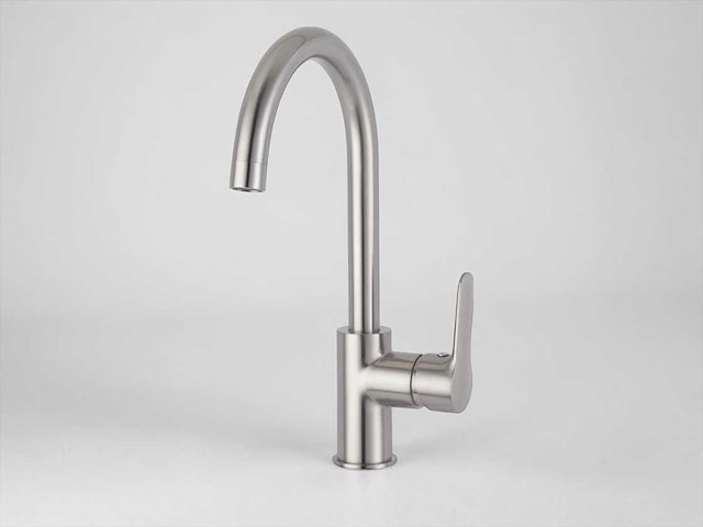 Sesto keukenmengkraan brushed nickel - afbeelding 1 van  4