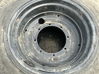 Set 4 nokian hakkapeliitta tri tractorbanden met stalen velgen – 480/80 r34 + 400/80 r24 - afbeelding 6 van  20