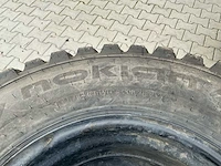 Set 4 nokian hakkapeliitta tri tractorbanden met stalen velgen – 480/80 r34 + 400/80 r24 - afbeelding 12 van  20