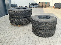 Set 4 nokian hakkapeliitta tri tractorbanden met stalen velgen – 480/80 r34 + 400/80 r24 - afbeelding 8 van  17